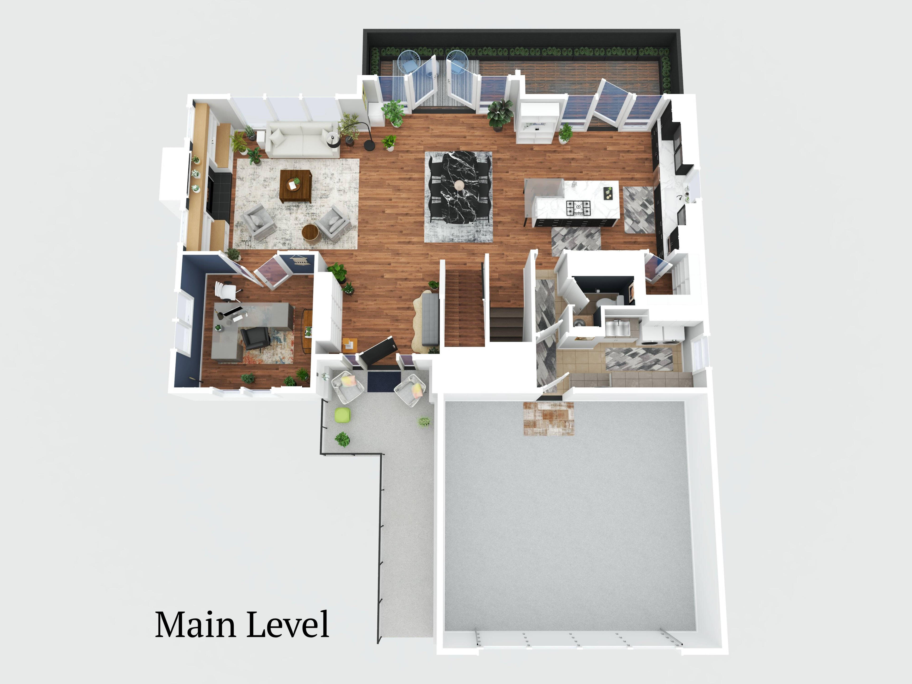 3D floor plan